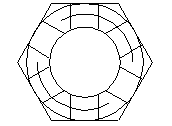 M6 HEX SLOTTED NUT PV.dwg