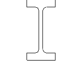 24X492 W-SHAPE END ELEV.dwg