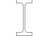 33X567 W-SHAPE END ELEV.dwg