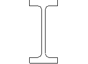 33X619 W-SHAPE END ELEV.dwg